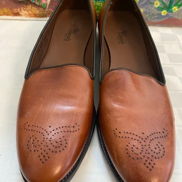 Allen Edmonds Women’s Brown Leather Loafers,Slip On,Size 9 1/2 4A (AAAA) Narrow - Picture 8 of 16